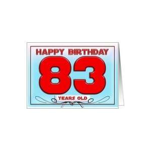 Happy birthday   83 years old Card: Toys & Games