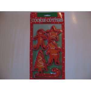  Christmas Cookie Cutters   5 Pieces