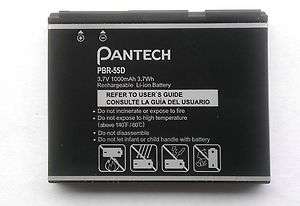 NEW OEM PANTECH Battery PBR 55D Ease P2020 Pursuit P9020 1000mAh 
