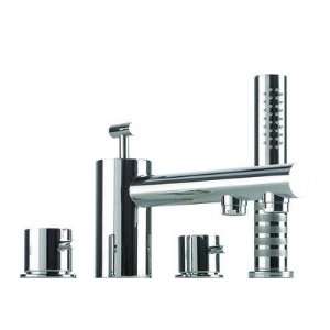 Barber Wilsons Q1 Series Roman Tub Set With Short Spout and Optional 