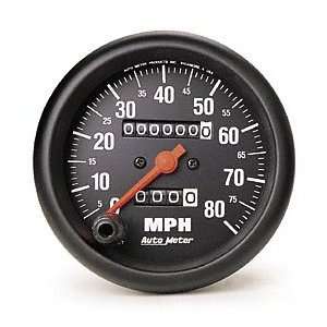  Auto Meter 2690 Z Series 3 3/8 80 mph In Dash Mechanical 
