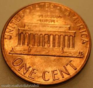 Lincoln Cent 1973 D Uncirculated Red BU Penny US Coins  