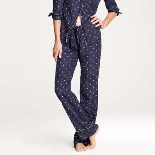 Silk pajama pant in starstruck   sleepwear   Womens Women_Shop_By 