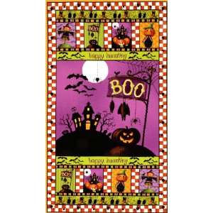  44 Wide Happy Haunting Panel Multi Fabric By The Panel 