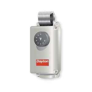  Dayton 6EDY3 Line Voltage Thermostat, 120 240V, SPDT