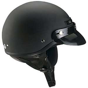  THH T 5 Flat Black X Large Half Helmet: Automotive