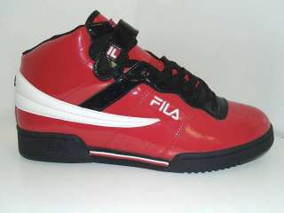 Fila F 13 PL Red/Black/White Mid Shoe Size 4 11.5  