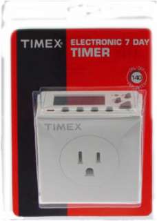 NEW Timex Digital Lamp+Appliance Timer 15 amp Battery backup 7 Day 