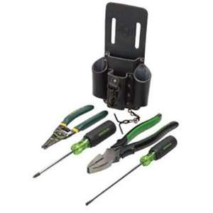  Greenlee 0159 14 Starter Electricians Tool Kit, 5 Piece 