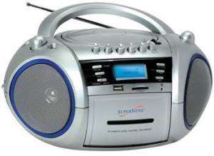 Portable  CD WMA Player Cassette AM FM Radio USB NEW 639131001831 