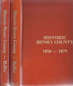 Vols. History Henry County New Castle Indiana 1820 79  