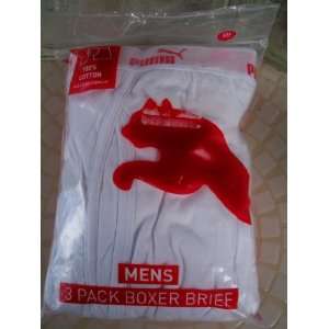  Puma Mens 3 Pack Boxer Briefs Size XXL 