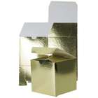 JAM Paper 11 x 17 x 2 1/2 Gold Metallic Foil Gift Box   Sold 