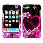 Purple Vine Rubberized Hard Cover Case for Apple iTouch iPod 2nd 3rd 