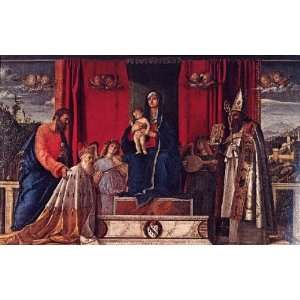   24x36 Inch, painting name Barbarigo Altarpiece, By Bellini Giovanni