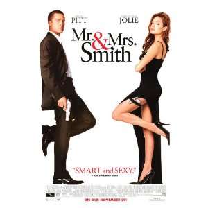  Mr. & Mrs. Smith Dvd Poster Movie Poster Single Sided 