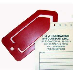  Large Red Plastic Paper Clip Case Pack 200 Everything 