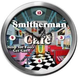  SMITHERMAN 14 Inch Cafe Metal Clock Quartz Movement 