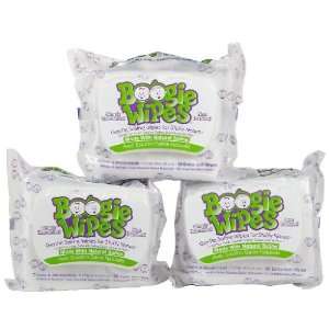 Boogie Wipes Unscented   30 Count Packs   3 Packs