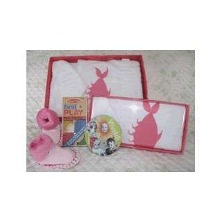  Pink Fish & Slippers Gift Set Baby