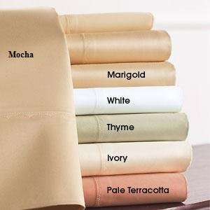 METRO Bed Sheet Set 800 Thread Count Solid Sateen 100% Egyptian Cotton 