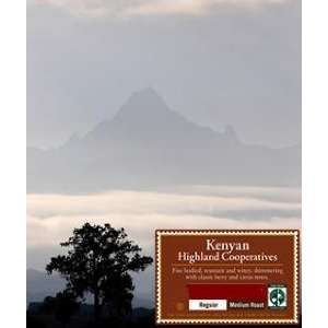   Mountain ~ KENYAN HIGHLAND COOPERATIVES Whole Bean Coffee ~ 10 oz Bag