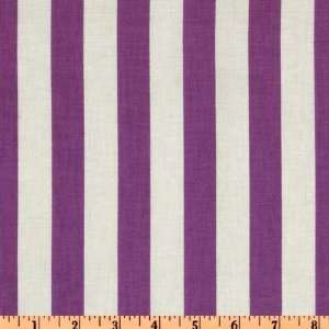  54 Wide Carver Quito Stripe Purple Fabric By The Yard 