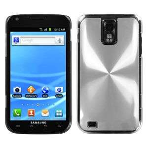 SILVER HARD CASE FOR SAMSUNG GALAXY S 2 T989 T MOBILE PROTECTOR SNAP 