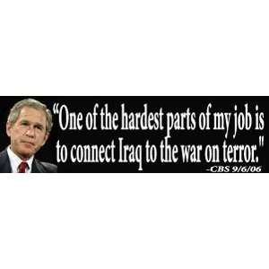    Anti Bush bumper sticker for Alex Jones Fans 