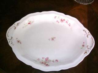 Johnson Bros England Serving Platter Pink floral 14.5  