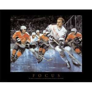   Goals Hockey Motivational Hockey Team Poster/Print