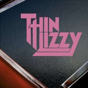 Thin Lizzy Pink Decal Rock Band Car Truck Window Pink 