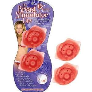  Bundle Breast Stimulator Lips Red and 2 pack of Pink 