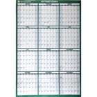 AT A GLANCE Recycled Vertical Erasable Wall Planner, Large Wall, Green 