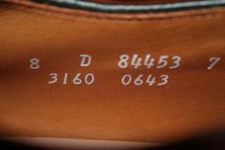 NEW ALLEN EDMONDS HERSEY Weave Leathr Chili Color Shoes 8D COLLECTORS 