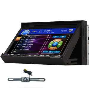   Din 7 In Dash Touch Screen Car Stereo DVD Player Radio IR+Camera