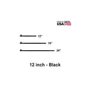  5/8 x 12 Tent Stake   Hot Forged Tent Pin   Black 