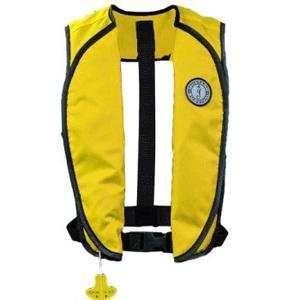   MUSTANG SUPER LIGHTWEIGHT INFLATABLE VEST YELLOW (38539) Electronics