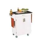 Home Styles Create a Cart Small Kitchen Cart in White