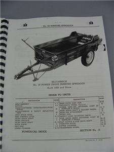 McCormick Manure Spreaders Parts Catalog  