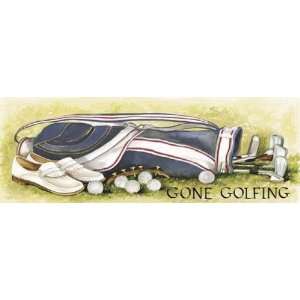  Gone Golfing Poster Print