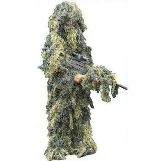 Kids Ghillie Suit Set Woodland Green Camo  Sports 