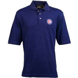    Antigua Chicago Cubs Royal Blue Breeze Polo: Sports & Outdoors
