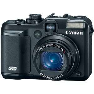 com Canon PowerShot G10 14 Megapixel Digital Camera w/ 28mm Wide Lens 