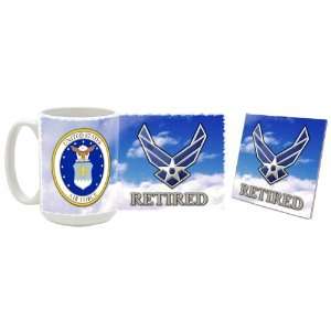 Air Force Emblem Logo Retired Mug/Coaster  Kitchen 