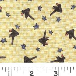    Wide Black Crows   Straw Fabric By The Yard Arts, Crafts & Sewing