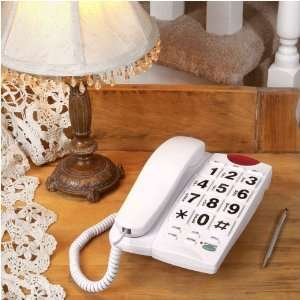  Big Button Corded Speakerphone with 13 Number Memory 