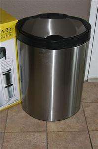 Tramontina 13 Gal Trash Bin Print and Stain free Stainless Steel New 