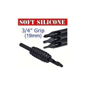  Black Silicone Grip 3/4   11 Flat   Pack of 10 