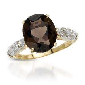  CleverEves 4.35.Ctw Topaz Gold Ring   Size 7 CleverEve 